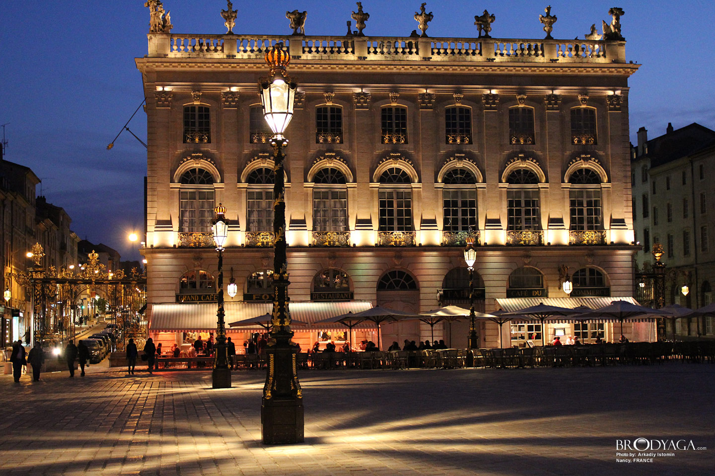 Place Stanislas by night